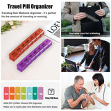 MODENGKONGJIAN dos unidades organizador de pastillas para viaje