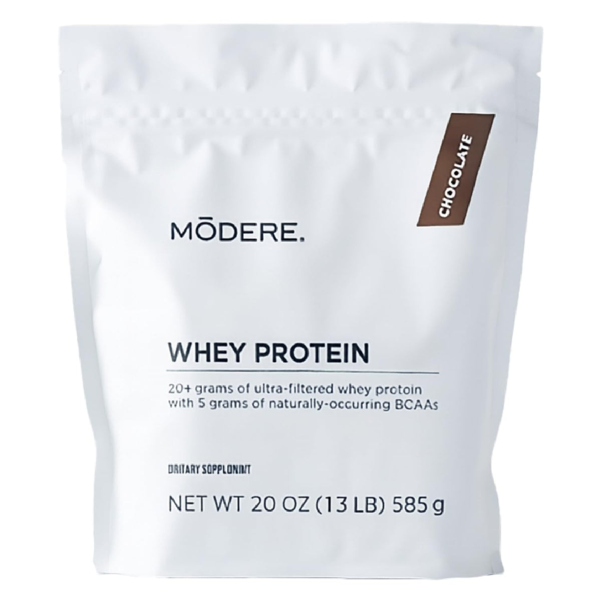 Modere Pure proteina de suero chocolate envase-585g para batidos diarios