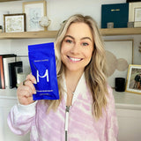 Etiqueta nutricional clara de Modern Fertility Prenatal Multivitamin para planificar la ingesta.