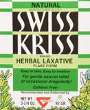 Modern Products Swiss Kriss hojuelas laxantes herbales, sabor suave para apoyo digestivo.