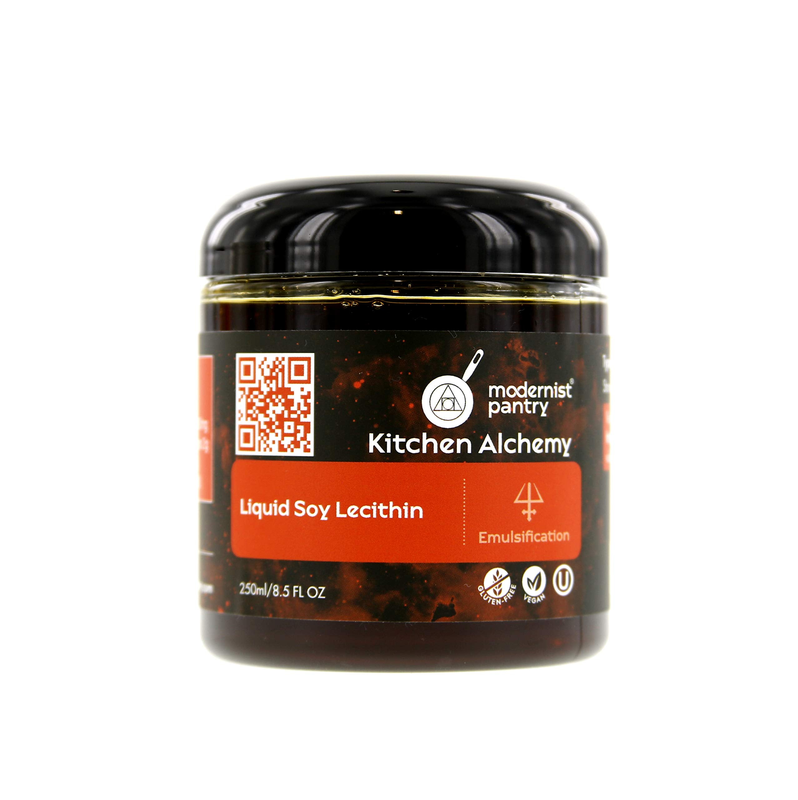 Modernist Pantry lecitina de soja líquida para chocolate suave y emulsiones estables.