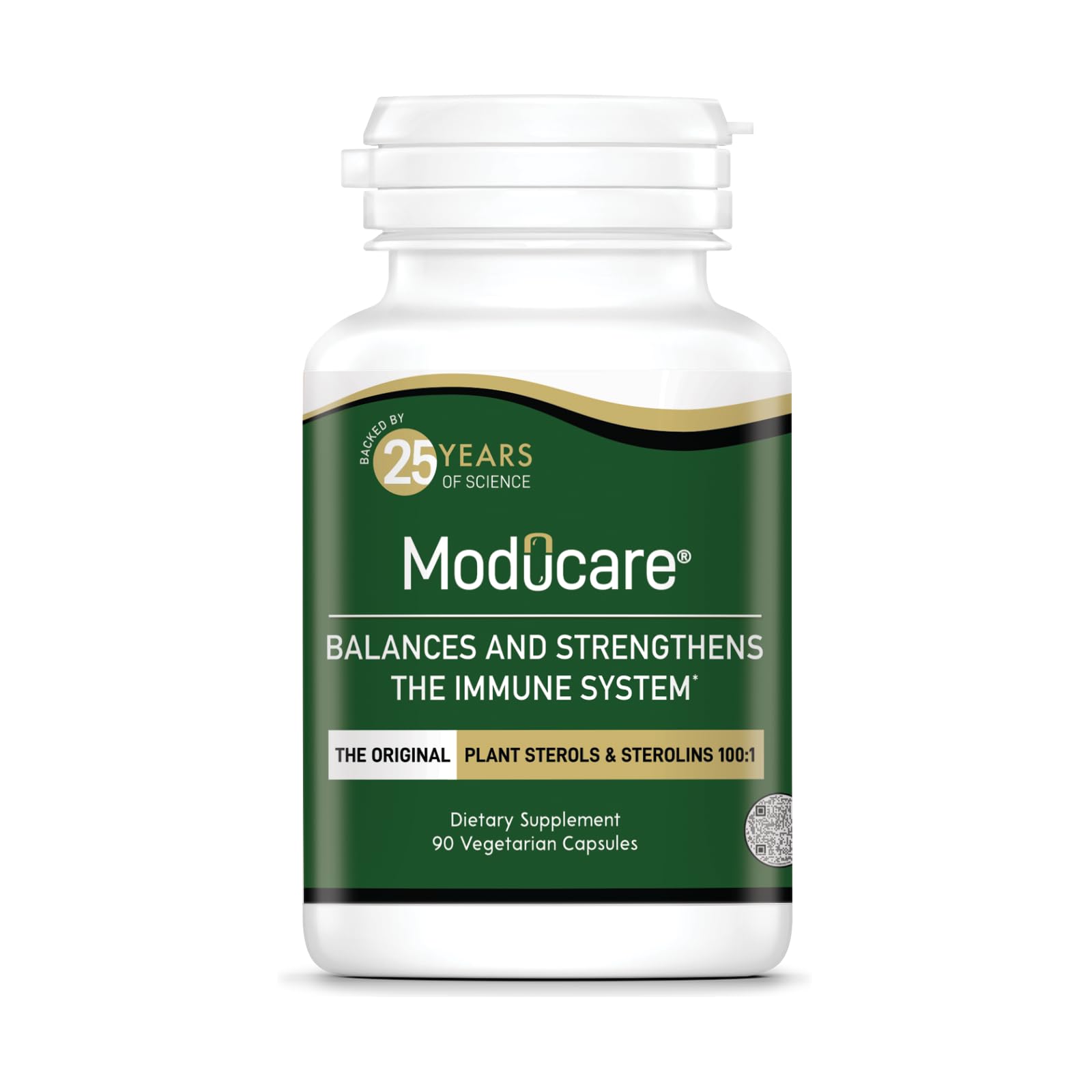 Moducare botella: apoyo diario a la inmunidad para una rutina saludable.