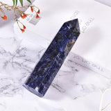 MOGEMT brillo UV azul sodalita revela fluorescencia naranja vibrante