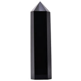 MOGEMT obsidiana negra 6 facetas para dirigir energía durante la meditación.