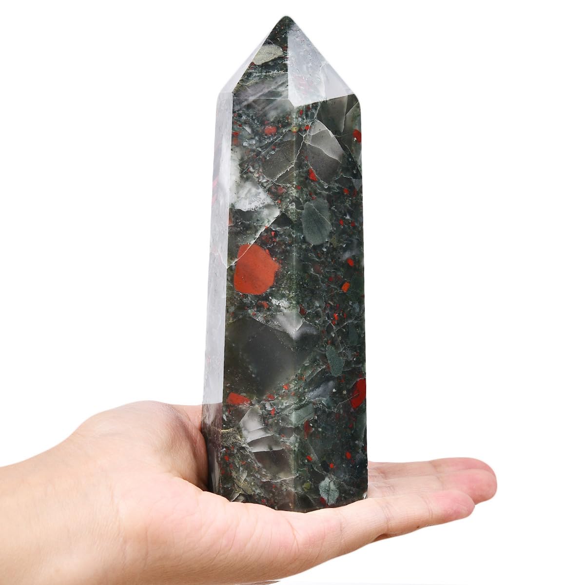 MOGEMT obelisco-cristal-sangre-africa-torre-6-facetas facilita meditaciones profundas