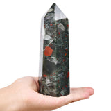 MOGEMT obelisco-cristal-sangre-africa-torre-6-facetas facilita meditaciones profundas