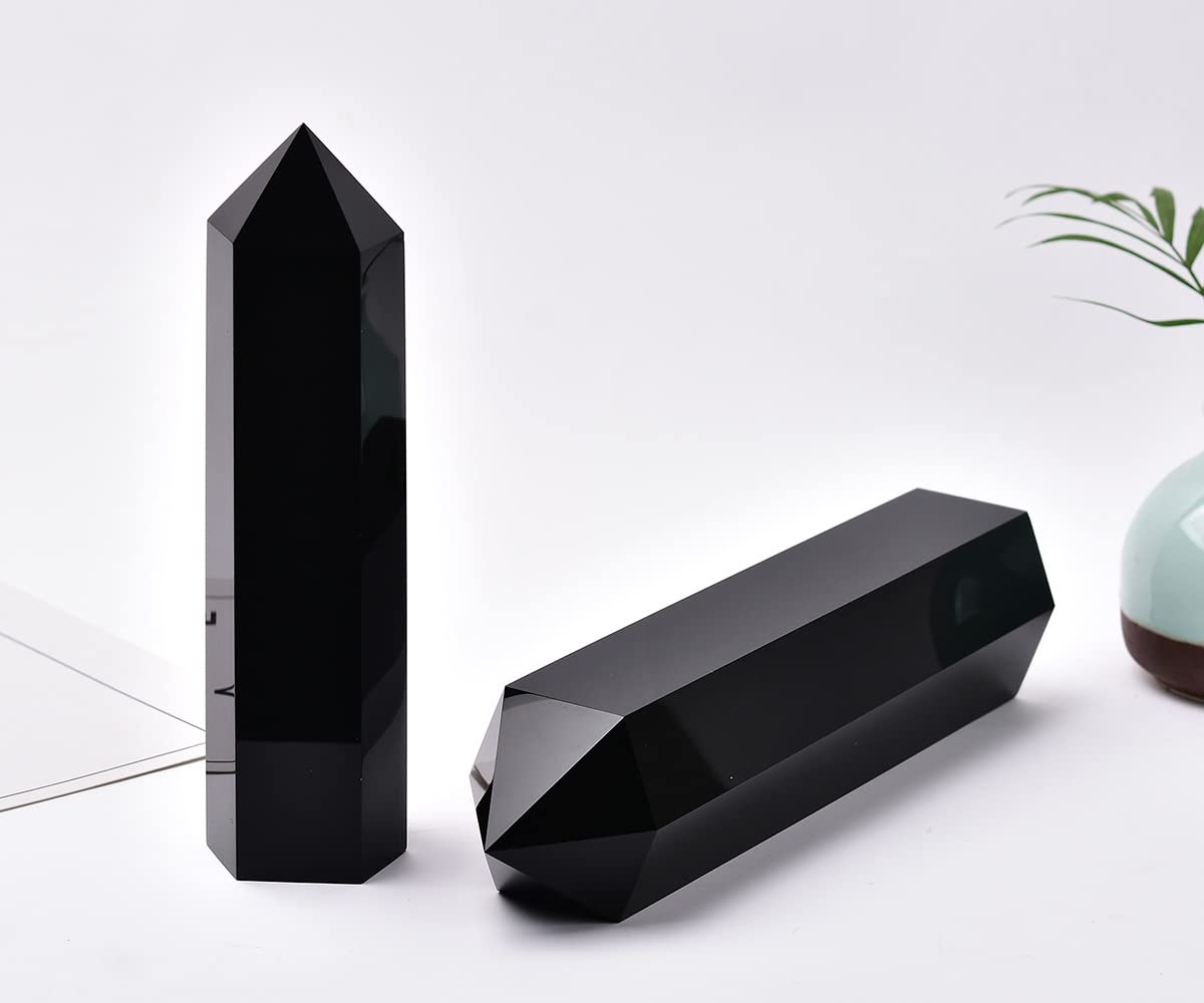MOGEMT obsidiana negra para meditaciones guiadas y equilibrio mental.