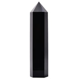 Torre de obsidiana negra MOGEMT con 6 facetas para enfocar energía.