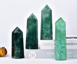 Regalo de cristal fluorita verde de MOGEMT para energía positiva