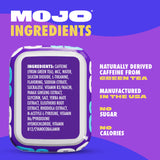 MOJO Bolsas de Energía Frambuesa Azul tamaño de bolsillo para energía en movimiento.