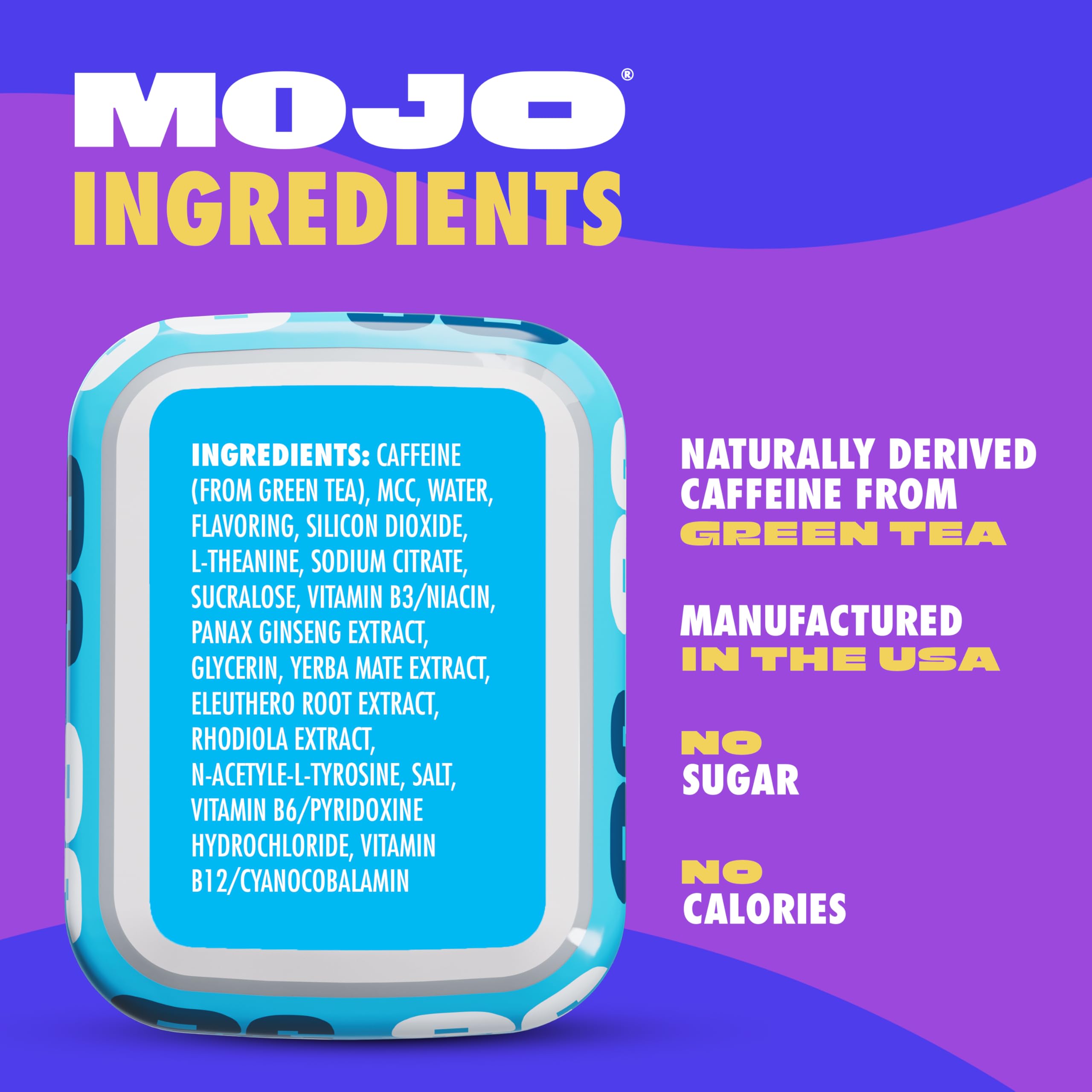 MOJO Bolsitas Energía Menta, instrucción rápida mediante código QR en el empaque.