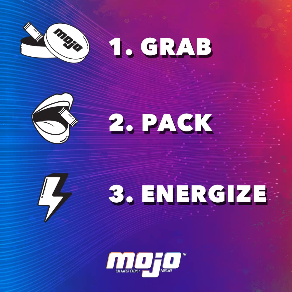 MOJO Pouches, sabor caramelo mocha para una experiencia agradable.