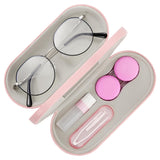 MoKo estuche doble de gafas, compacto para viajar y proteger