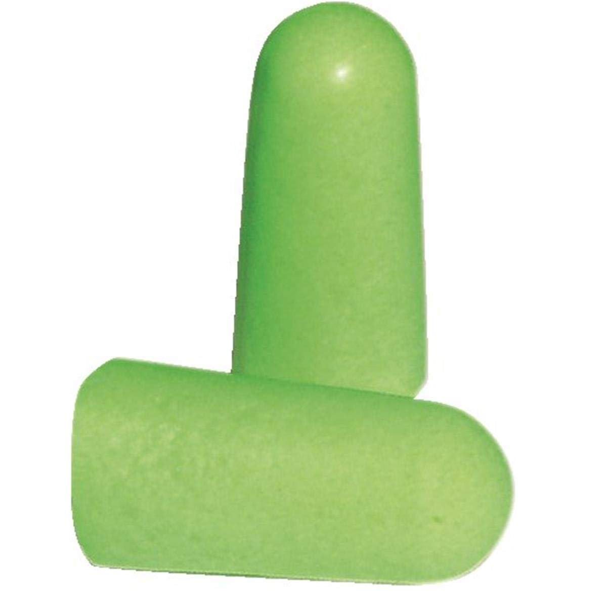 Primer plano de tapones auditivos Moldex 6800 Pura-fit, uso diario seguro para la protección del oído.