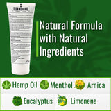 Moline You crema canamo arnica-mentol, sensación refrescante al aplicar.