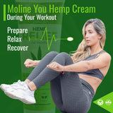 Moline You crema canamo eucalipto mentol, frescor para el dia.