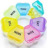 Moln HYMY gran estuche semanal de pastillas para organizar dosis diarias.