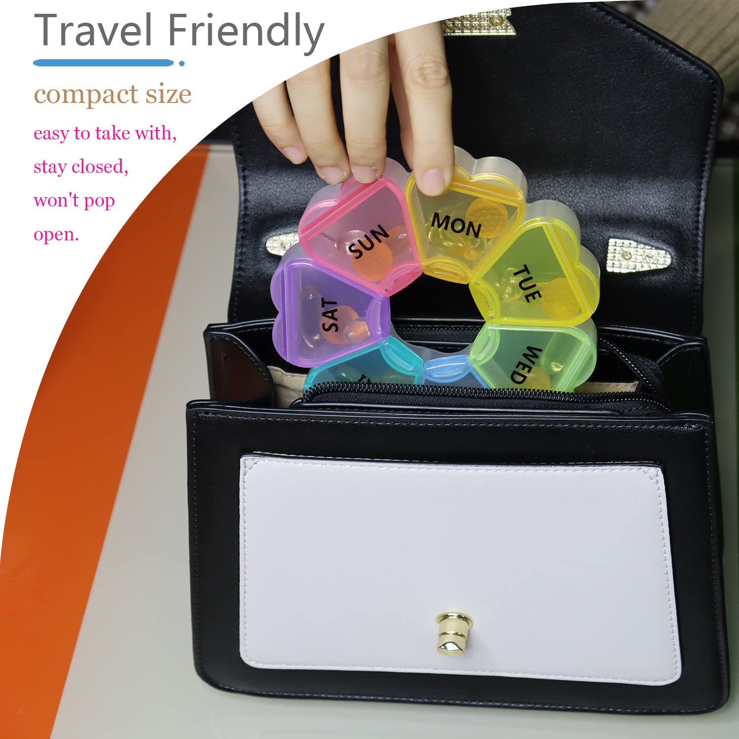 Moln HYMY tamaño compacto, cómodo para bolso o equipaje de viaje.