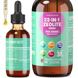 Molorik Pure Zeolita Detox para niños en botella, apoyo suave para la desintoxicación diaria