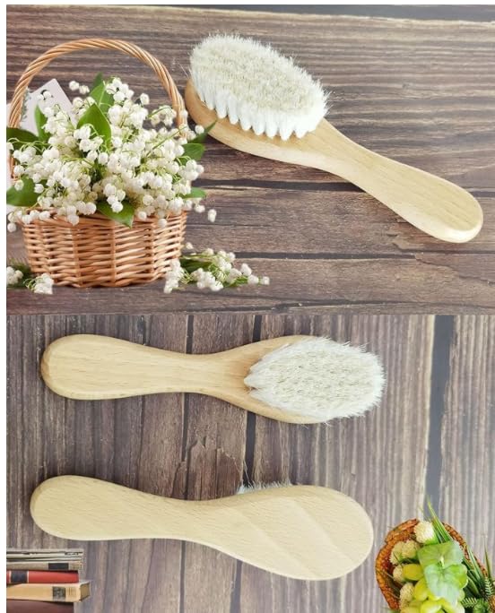 Molylove cepillo-masaje-cabello-bebe, masaje suave durante el baño.