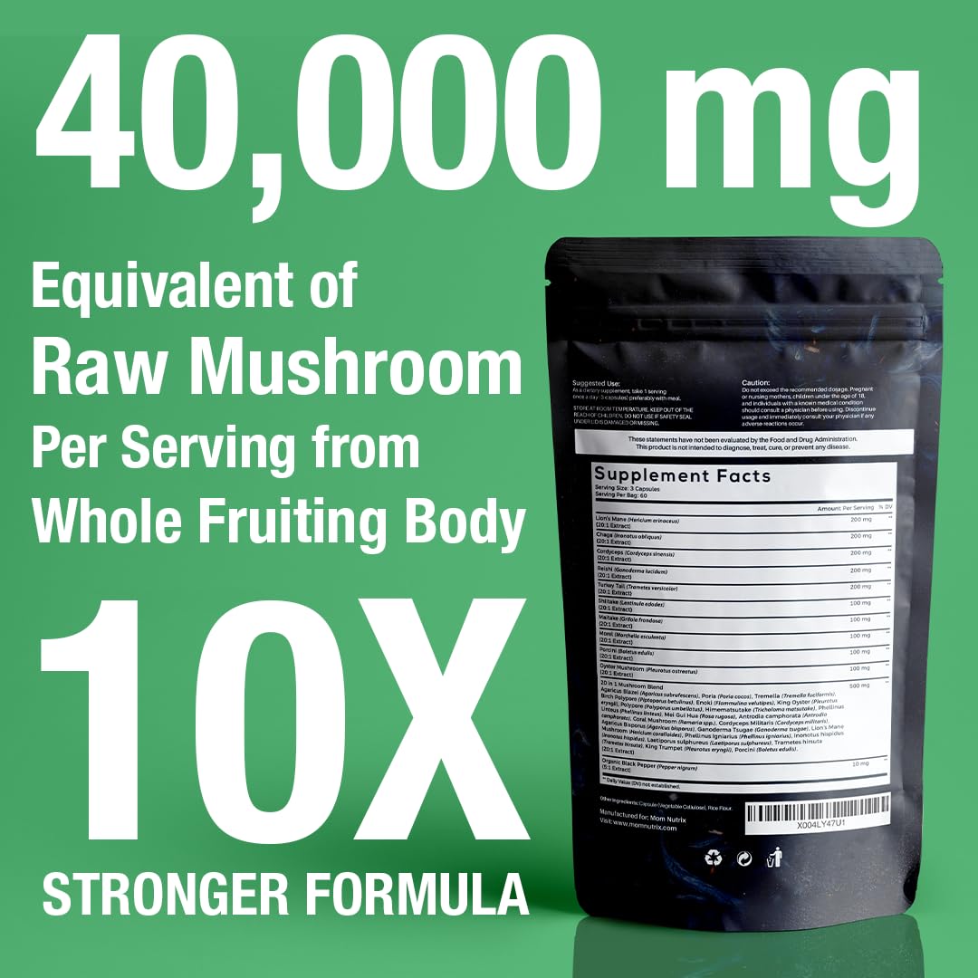 MOM NUTRIX 30en1, etiqueta frontal del envase, ingredientes orgánicos.