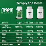 MOM NUTRIX omega-3 alga uso diario, integración sencilla en tu rutina.