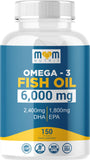 MOM NUTRIX Omega-3 botella: soporte diario para corazón y cerebro con EPA y DHA
