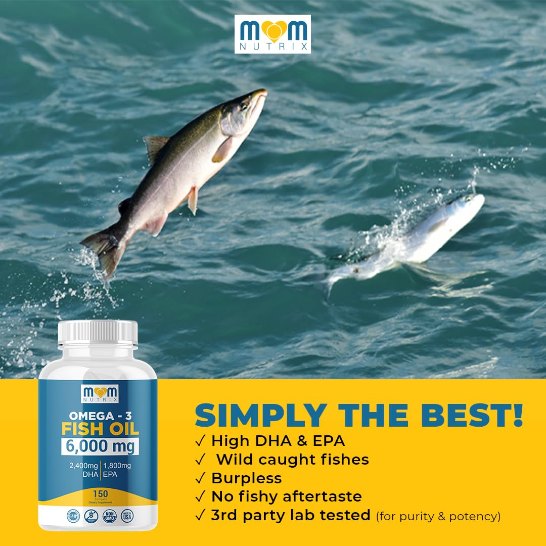 MOM NUTRIX Omega-3 empaque: pack de valor para 75 días