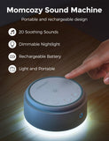 Momcozy 20 sonidos: variedad para crear ambiente calmante.