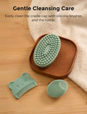 Momcozy peine ergonómico, desenreda suavemente sin tirar del cabello.