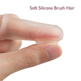Momcozy cepillo dedo silicona ultra suave para dientes y encías.