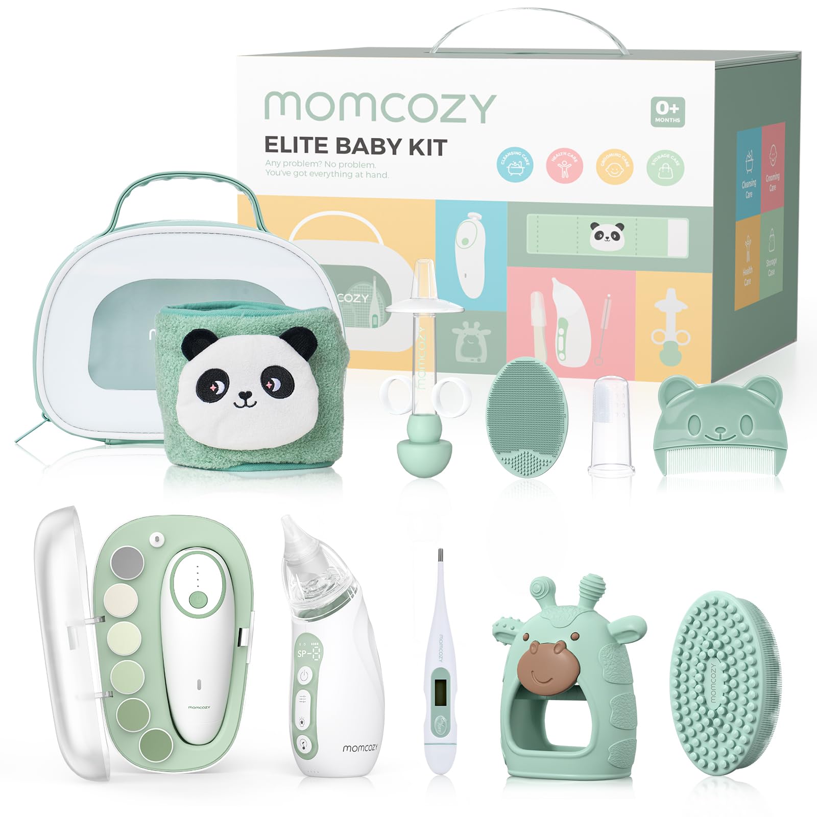 Momcozy Elite Kit: Corte de uñas suave para recién nacido, uso seguro.