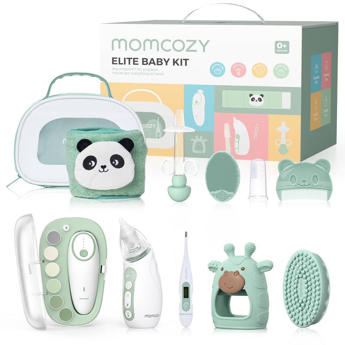 Momcozy Elite Kit: Corte de uñas suave para recién nacido, uso seguro.