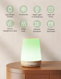 Momcozy luz nocturna siete colores para crear ambiente suave en la habitación del bebé