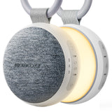Momcozy máquina de sonido portátil con luz nocturna gris para dormir mejor.
