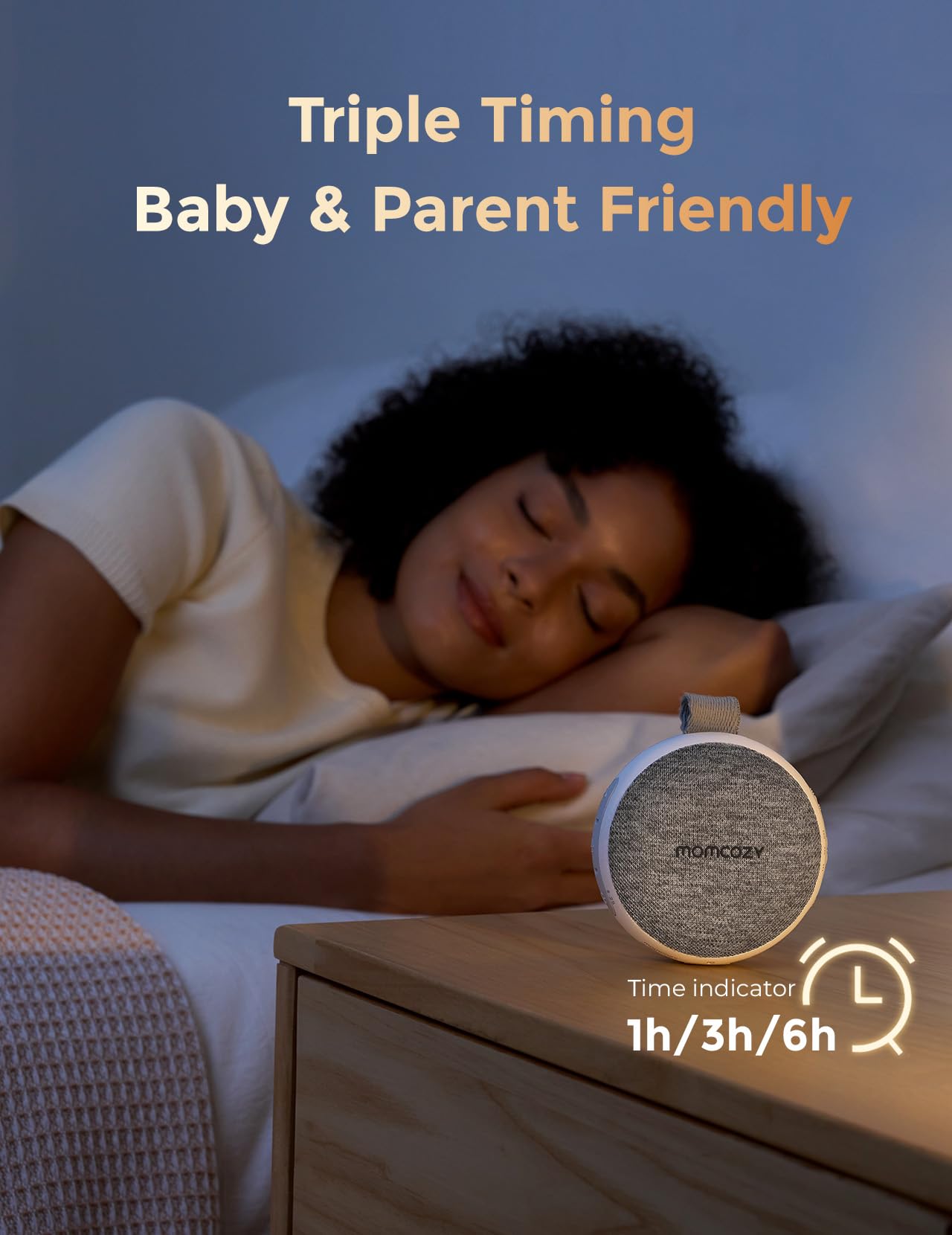 Momcozy temporizador apagado automático, comodidad para padres.
