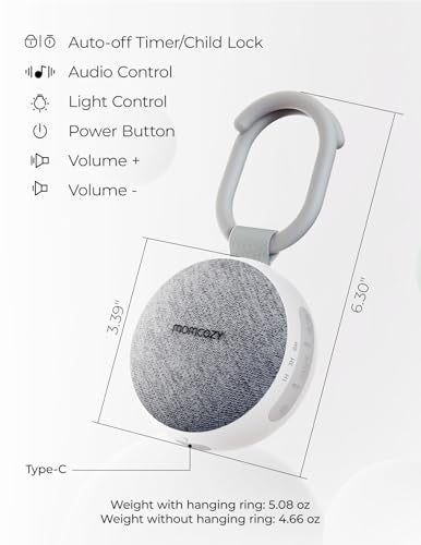 Momcozy versión gris en viaje, ideal para paseos y vacaciones.