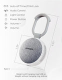 Momcozy versión gris en viaje, ideal para paseos y vacaciones.