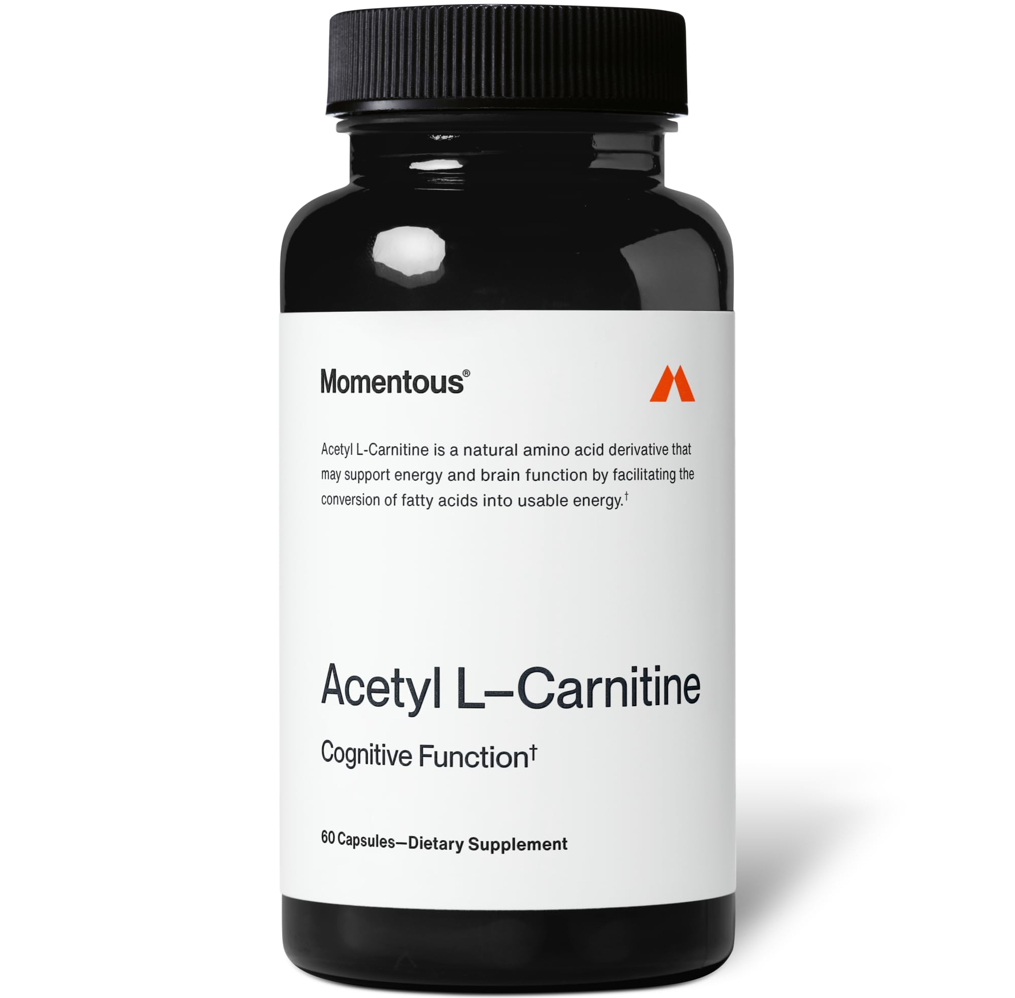 Momentous acetil-L-carnitina cápsulas para energía y claridad mental