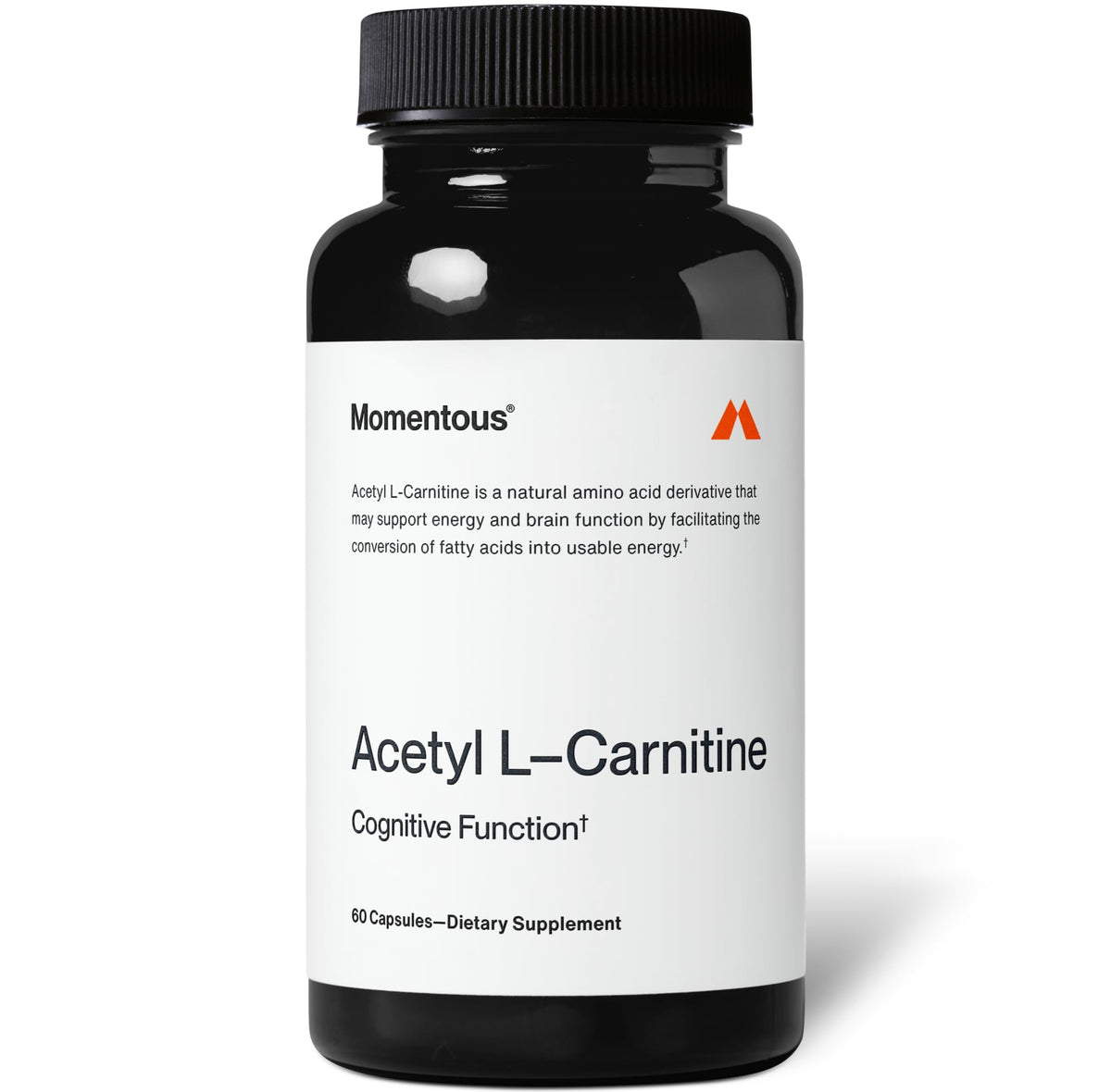Momentous acetil-L-carnitina cápsulas para energía y claridad mental