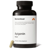 Momentous Apigenina cápsulas de 50 mg para apoyo al sueño y relajación