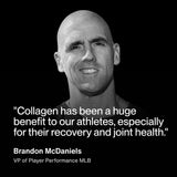 Momentous Colágeno, envase práctico para entrenamientos.
