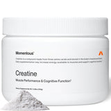 Momentous Creatine Monohidrato polvo, apoyo de fuerza y recuperación muscular.