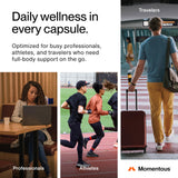Momentous Esencial Multivitamin, fórmula rica en fitonutrientes para defensa antioxidante.