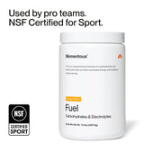 Momentous Fuel palatinosa, carbohidrato de bajo índice glucémico para energía sostenida.
