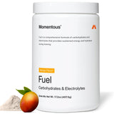 Momentous Fuel polvo energizante para entrenamientos prolongados.