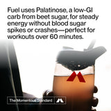 Momentous Fuel sabor fresa lima en bebida refrescante para entrenamientos