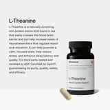 Caja de Momentous L-teanina, 200 mg para uso diario.