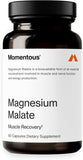 Momentous Magnesium Malate: botella para soporte de energía y función muscular.