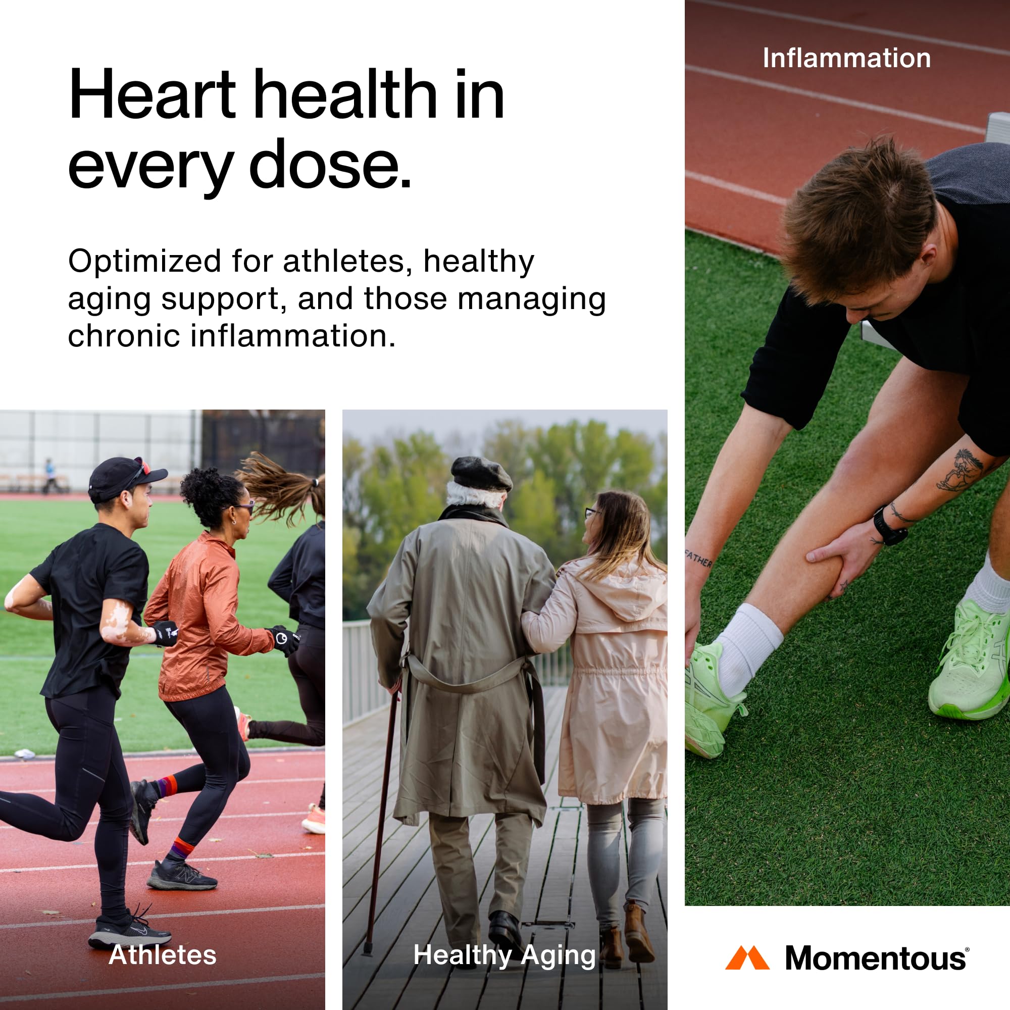 Momentous Omega-3: dosis diaria recomendada para uso constante.